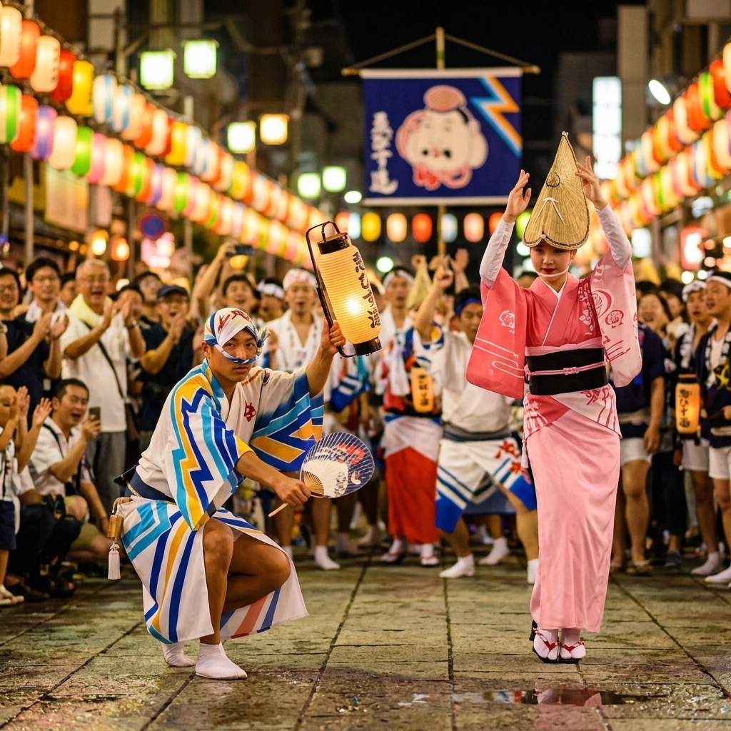 男踊りと女踊り